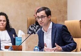 Intervención del portavoz municipal socialista, José Luis Mateos.