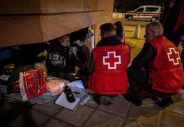 Cruz Roja en Salamanca ha atendido a 382 personas sin hogar en lo que va de año