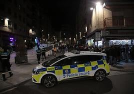 Control de la Policía Local en la zona de Correhuela.