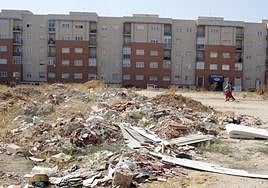 Imagen de archivo, escombrera en Zamora.