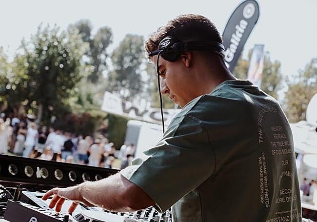 Diego M.A pinchando en 'El Copeo de tu vida' en Salamanca este año