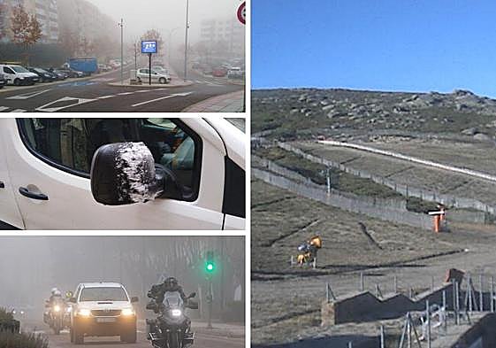 Niebla y hielo en Salamanca y provincia, solo en La Covatilla a las 10.45 de la mañana.