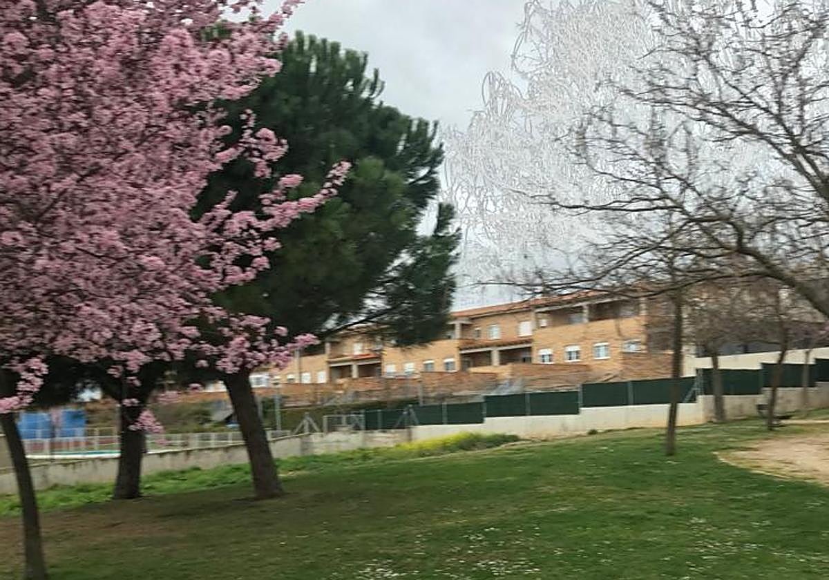 Urbanización de El Soto en Aldeatejada, en la que ya se ha registrado un robo reciente bajo este método.