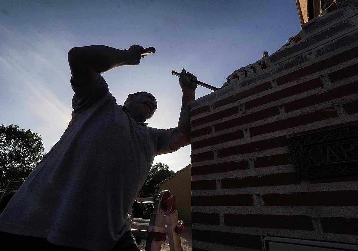 Un trabajador de la construcción, en una imagen de archivo.