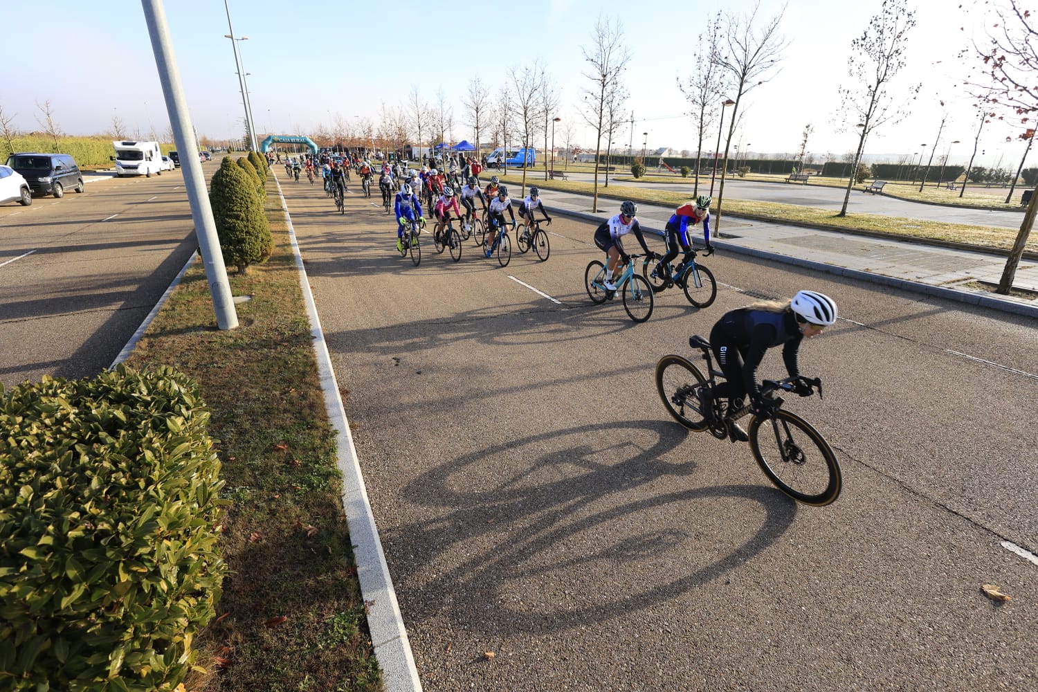 El ciclismo luce en Salamanca con la Carrera del Pavo