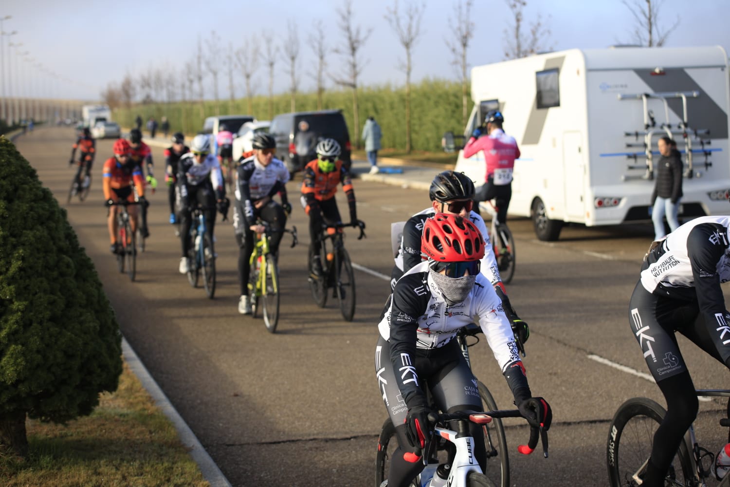 El ciclismo luce en Salamanca con la Carrera del Pavo
