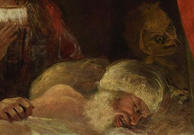 La muerte del cardenal Beaufort, de Joshua Reynolds.