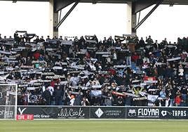 Una de las gradas del Reina Sofía