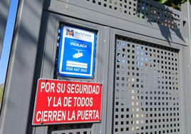 Carteles de seguridad ante robos