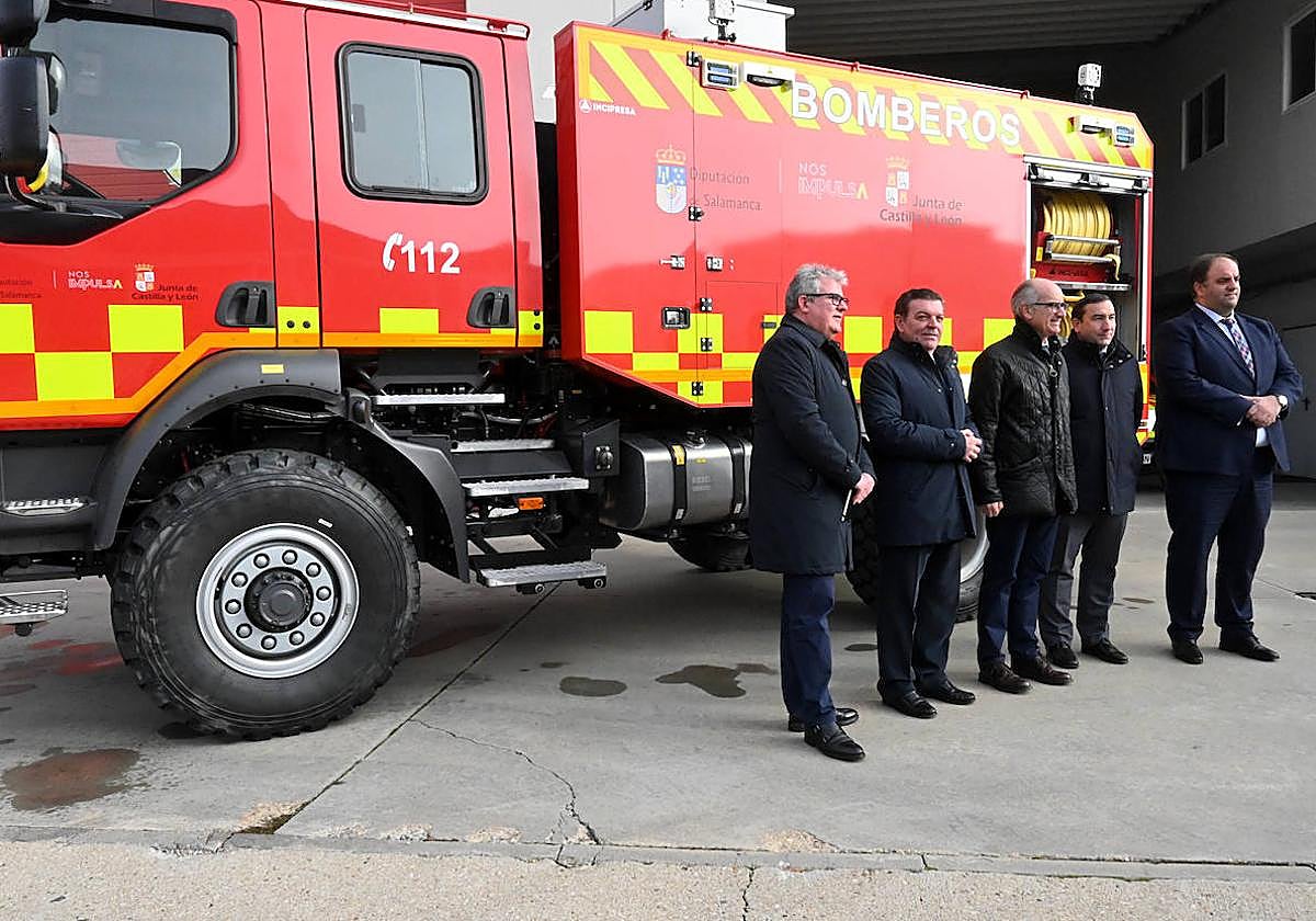 Presentación de camiones autobomba