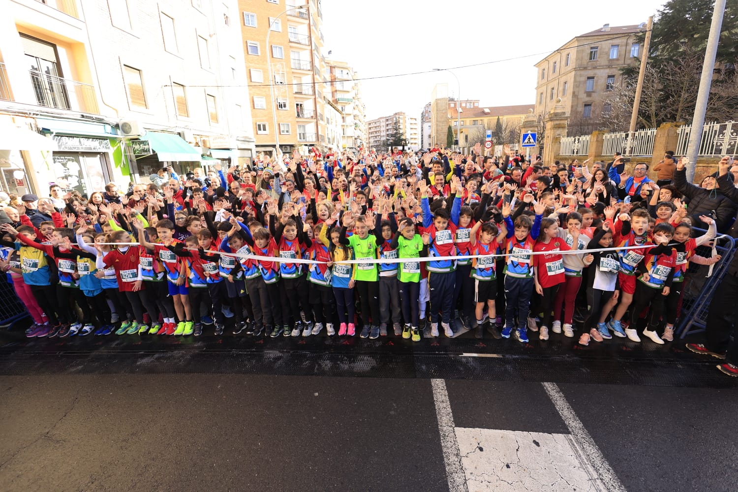 Fotos de la categoría sub-10 de la San Silvestre Salmantina