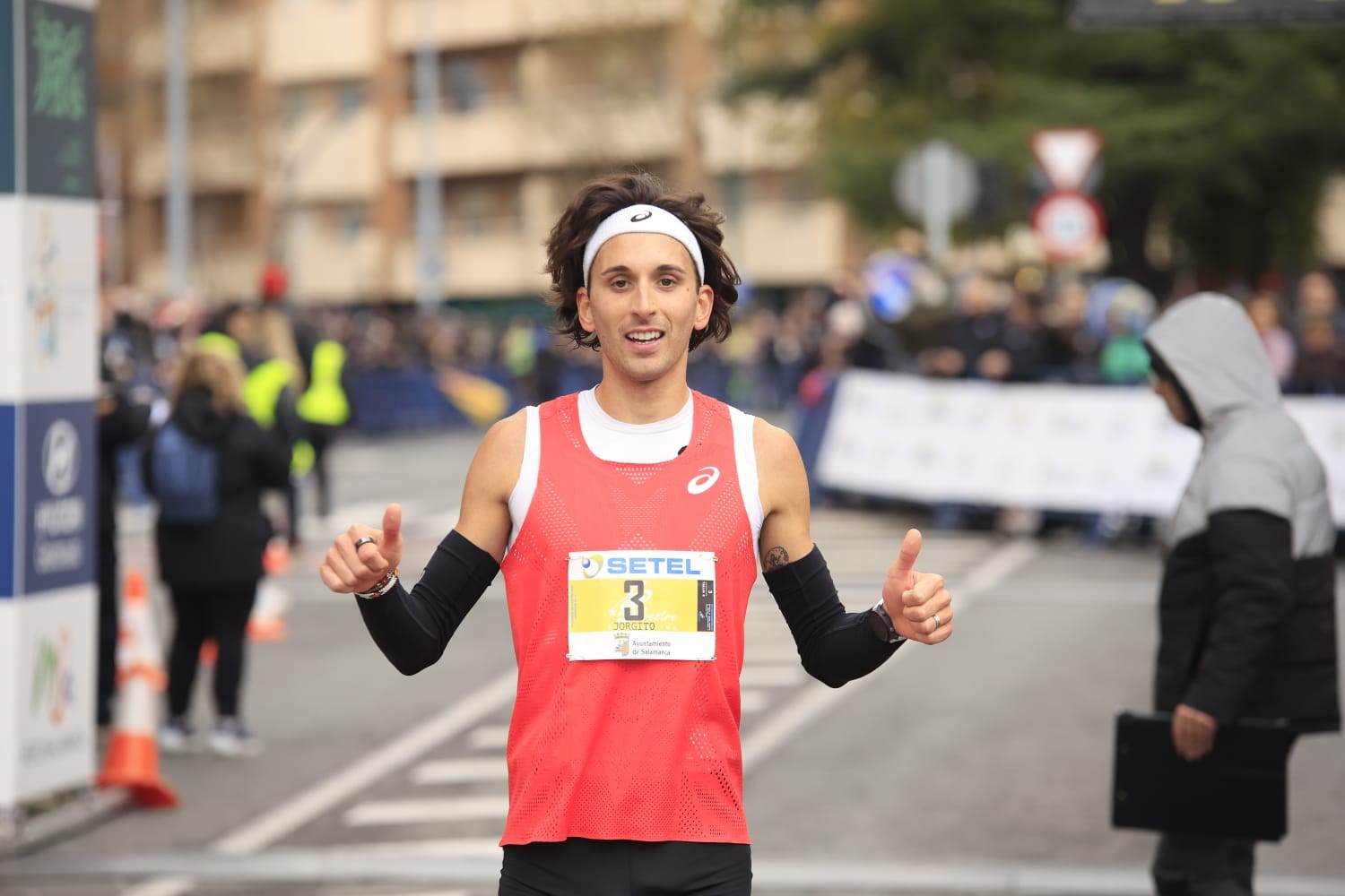 Fotos de la llegada.