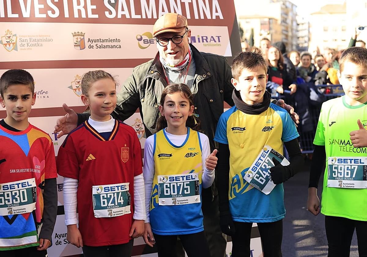 Fotos de la categoría sub-10 de la San Silvestre Salmantina