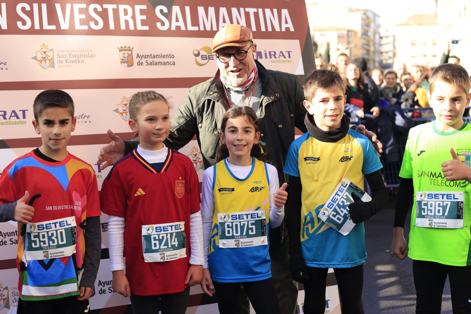 Fotos de la categoría sub-10 de la San Silvestre Salmantina