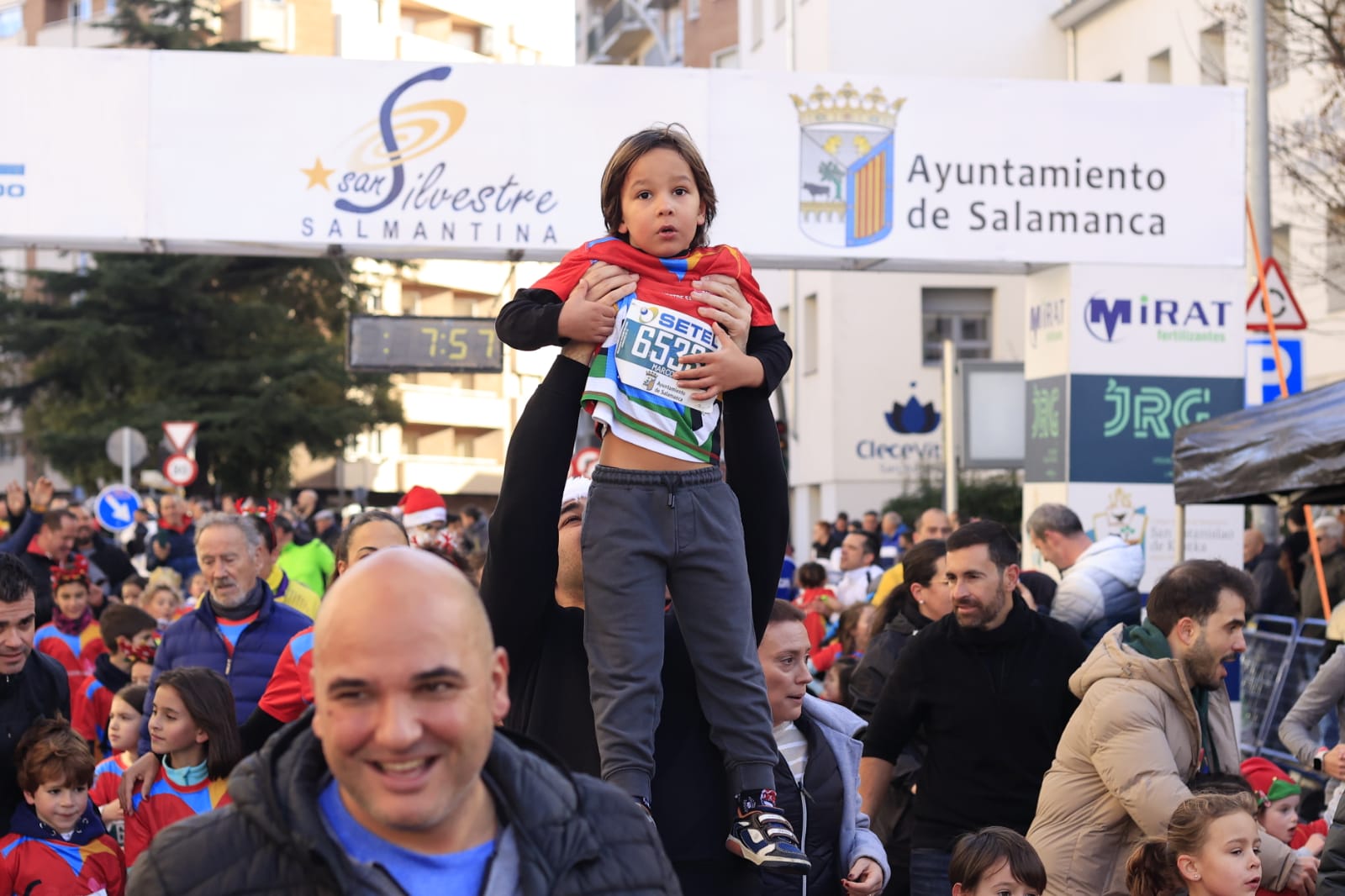 Fotos de la categoría sub-10 de la San Silvestre Salmantina