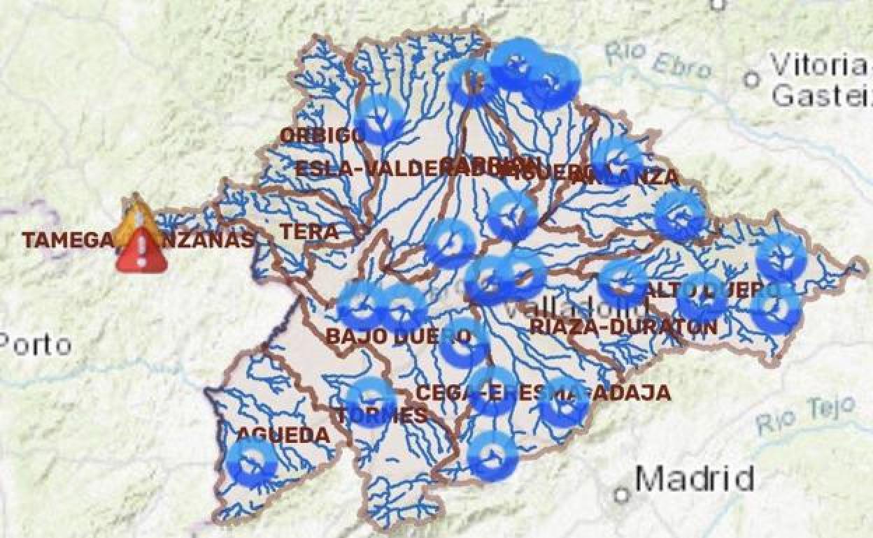 La CHD vigila los ríos Huebra y Águeda ante una crecida por las últimas lluvias