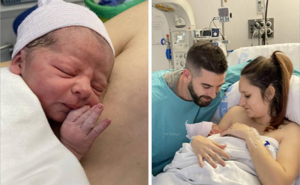 Logan, el primer salmantino de 2023 nace en el nuevo Hospital