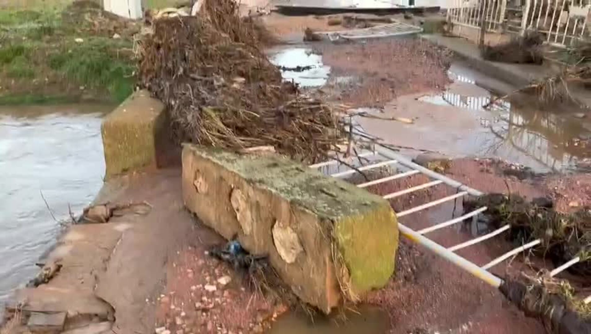 El camino de Miranda, la zona más afectada de Aldeatejada