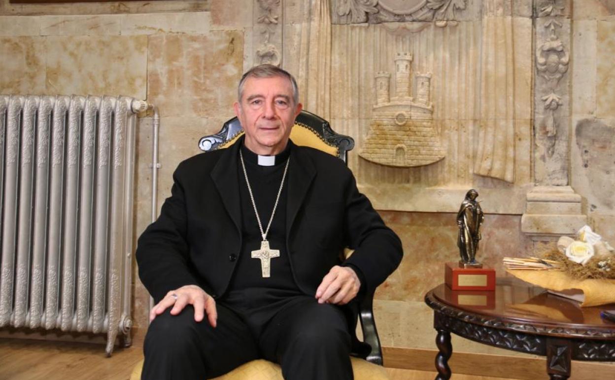 José Luis Retana, en la Casa de la Iglesia de Salamanca.