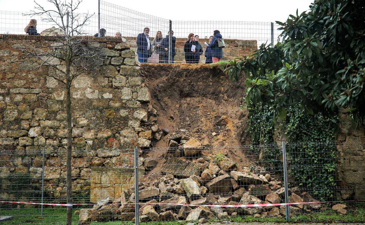 Situación en la que se encuentra la muralla de Ciudad Rodrigo. 