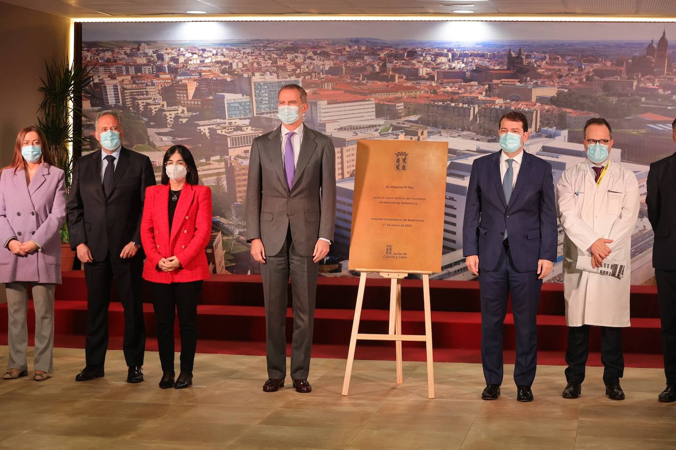 Fotos: El Rey conoce el nuevo hospital de Salamanca