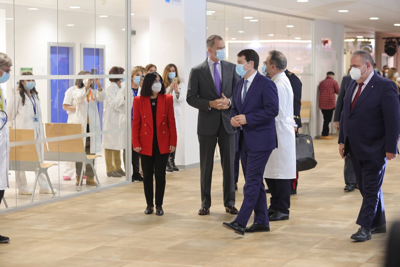 Fotos: El Rey conoce el nuevo hospital de Salamanca