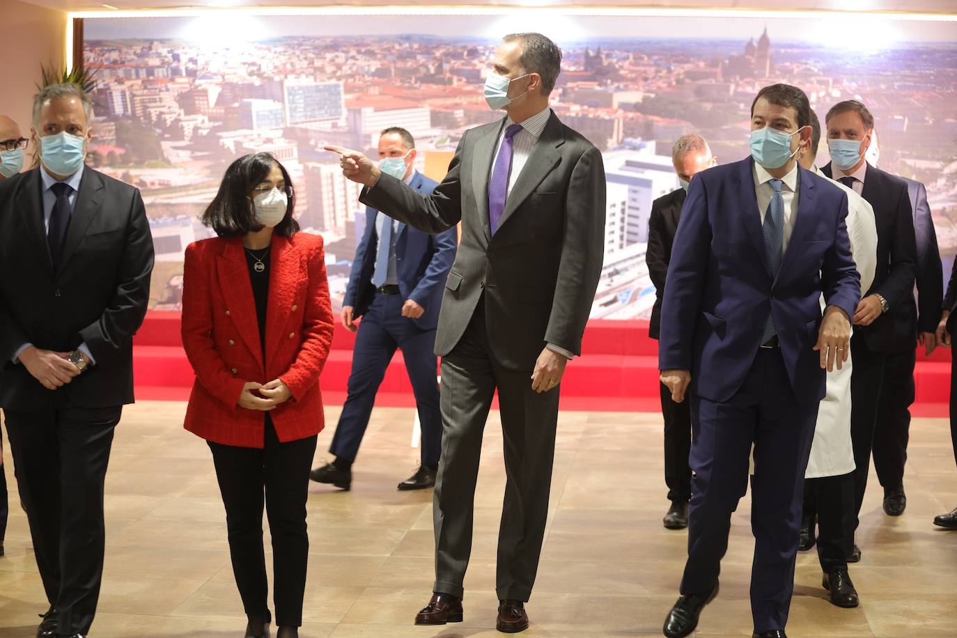 Fotos: El Rey conoce el nuevo hospital de Salamanca