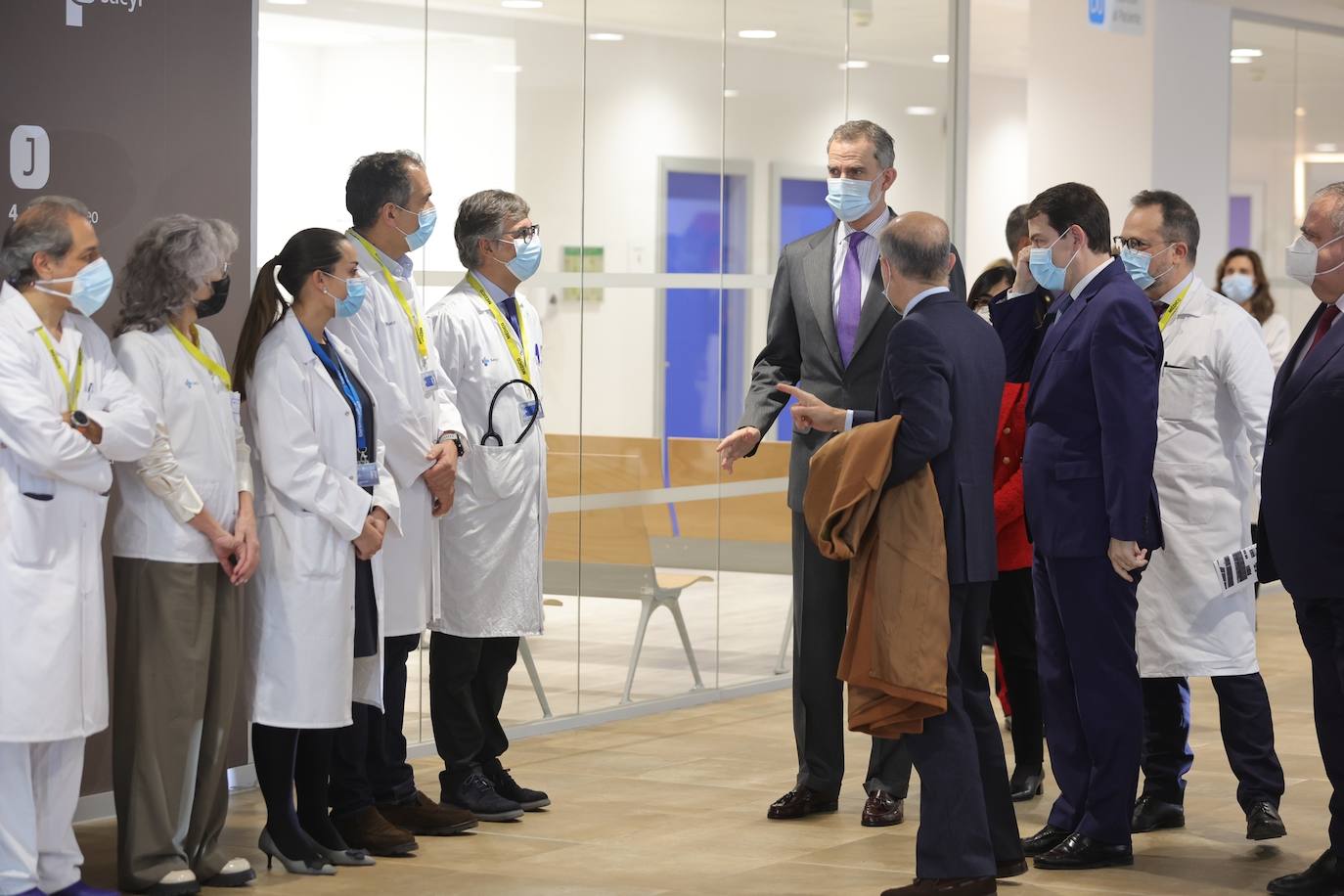 Fotos: El Rey conoce el nuevo hospital de Salamanca