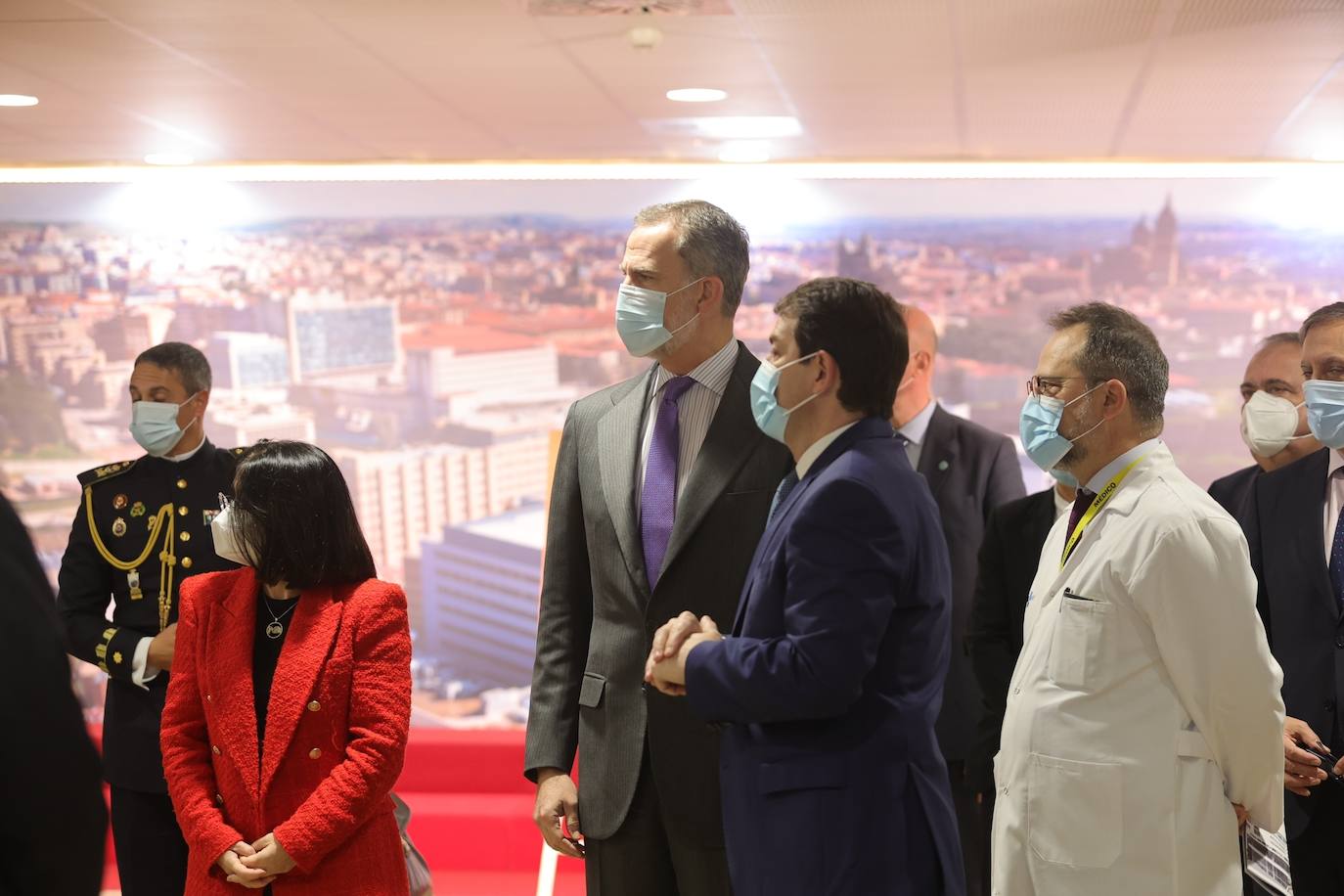 Fotos: El Rey conoce el nuevo hospital de Salamanca