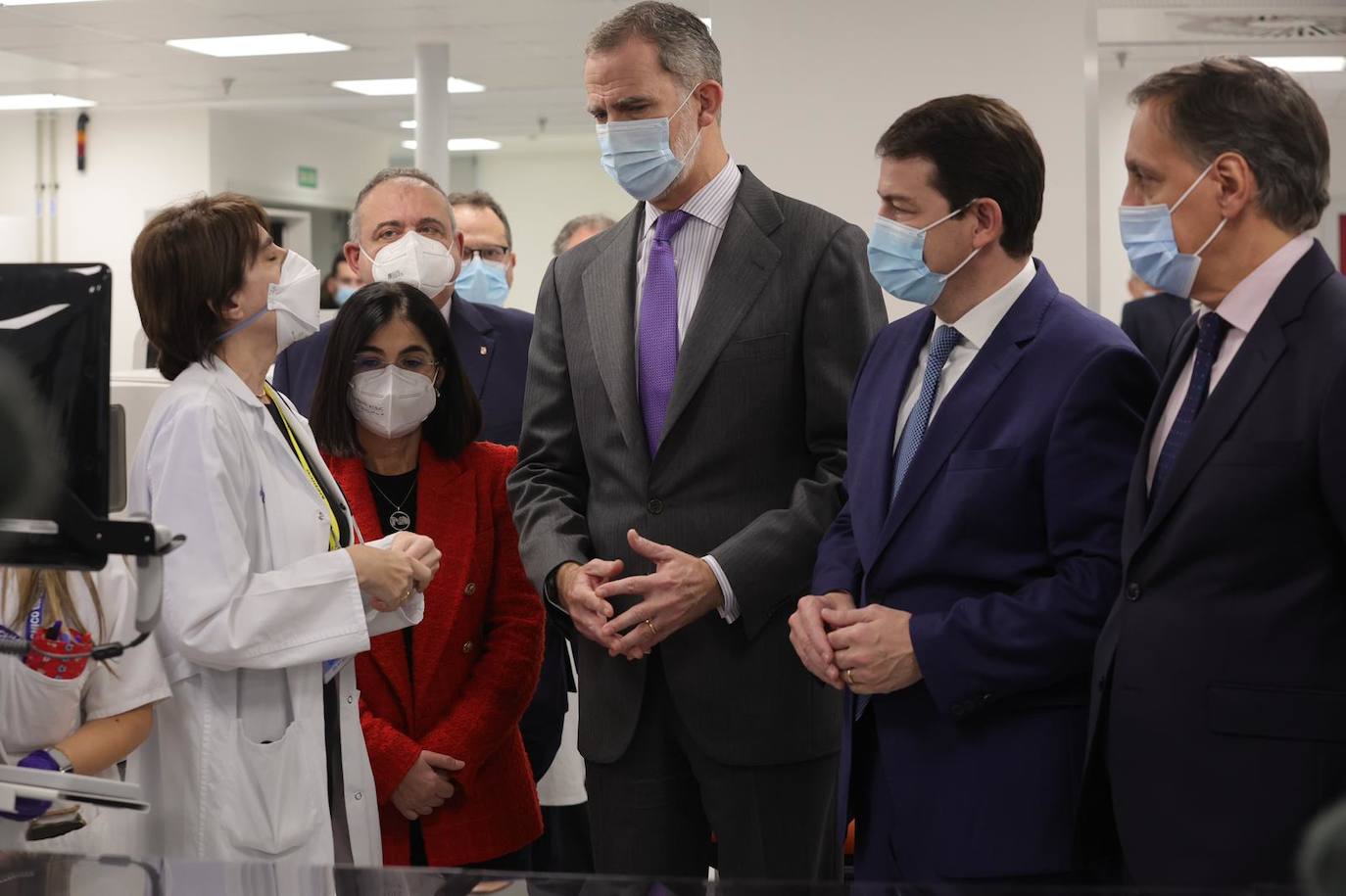 Fotos: El Rey conoce el nuevo hospital de Salamanca
