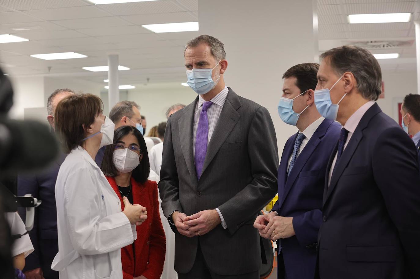 Fotos: El Rey conoce el nuevo hospital de Salamanca