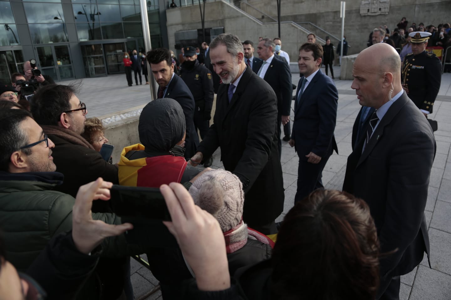 Fotos: Salamanca recibe al Rey Felipe VI en su visita al hospital de Salamanca
