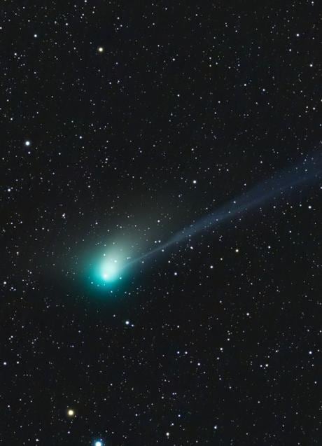 Imagen - El cometa C/2022E3 (ZTF) visto desde Salamanca. 