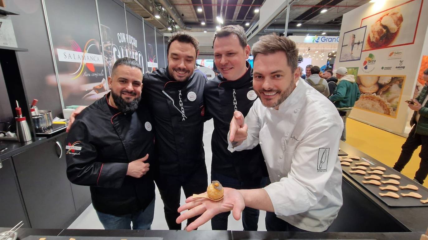 Fotos: Salamanca protagoniza la primera jornada de Madrid Fusión mostrando productos de la tierra y el cerdo ibérico