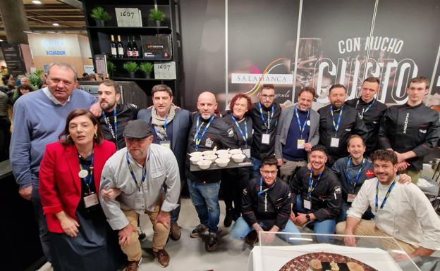 Salamanca se despide de Madrid Fusión con un homenaje al ibérico, la ternera, el quesos y la miel