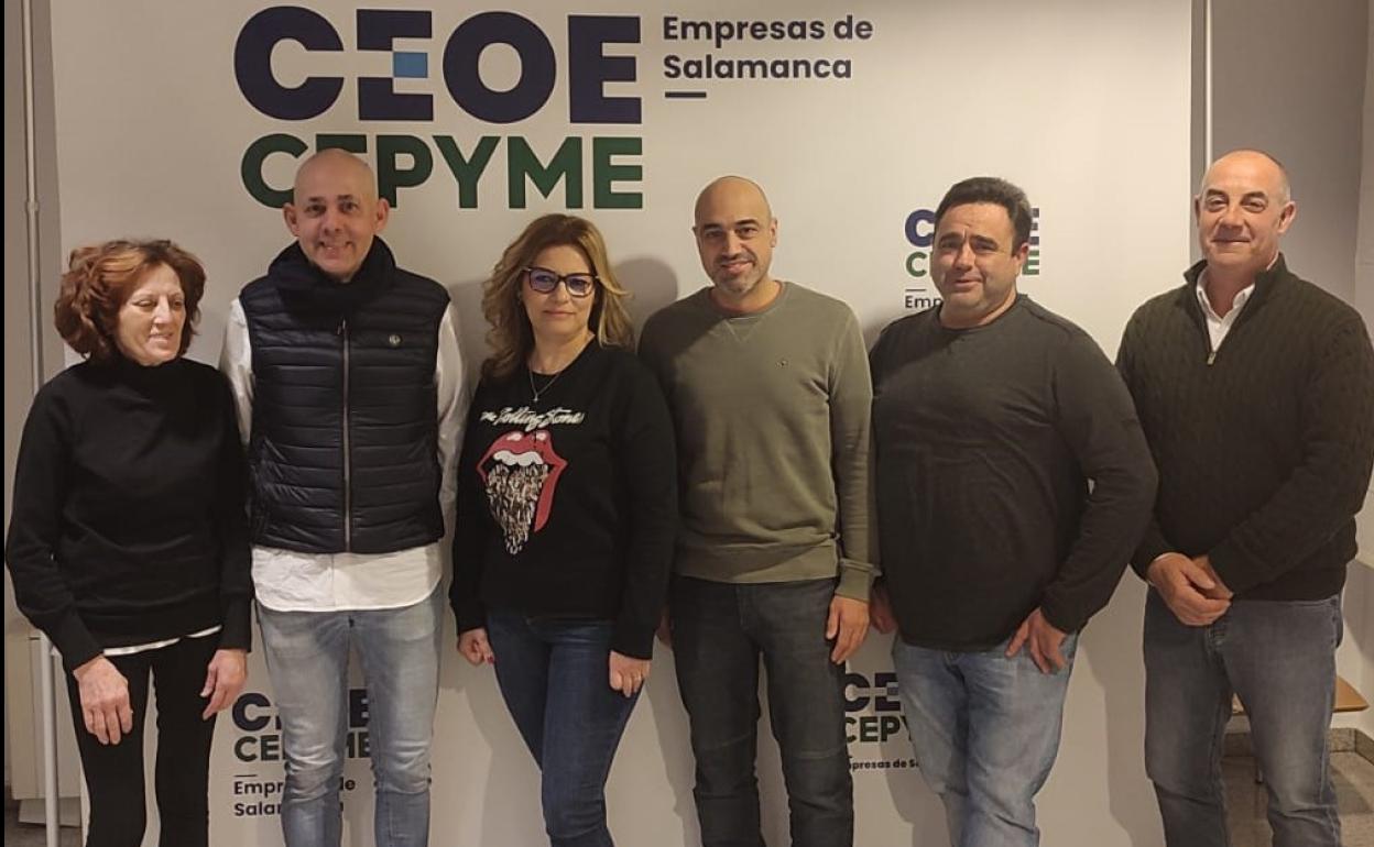 La nueva directiva de AESPAN, con María Cristina González Egido como presidenta. 