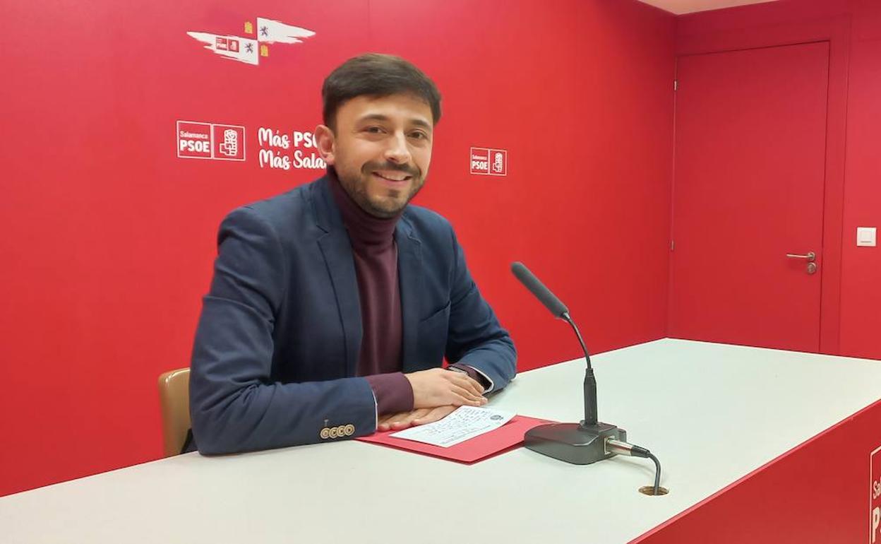 El senador del PSOE por Salamanca, Fran Díaz. 