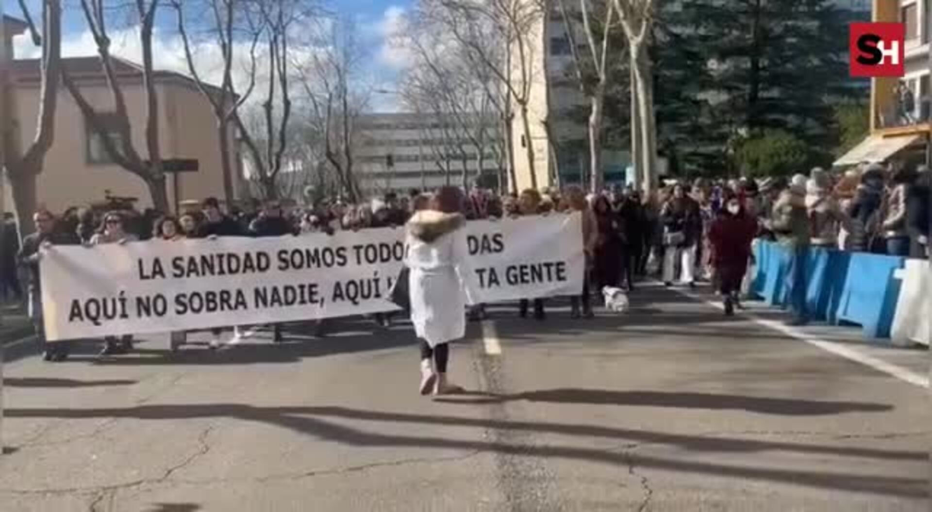 La Marea Blanca recorre las calles de Salamanca