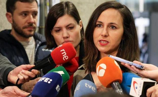 Belarra pide al PSOE a volver «a la mesa de negociación» del &#039;sí es sí&#039;