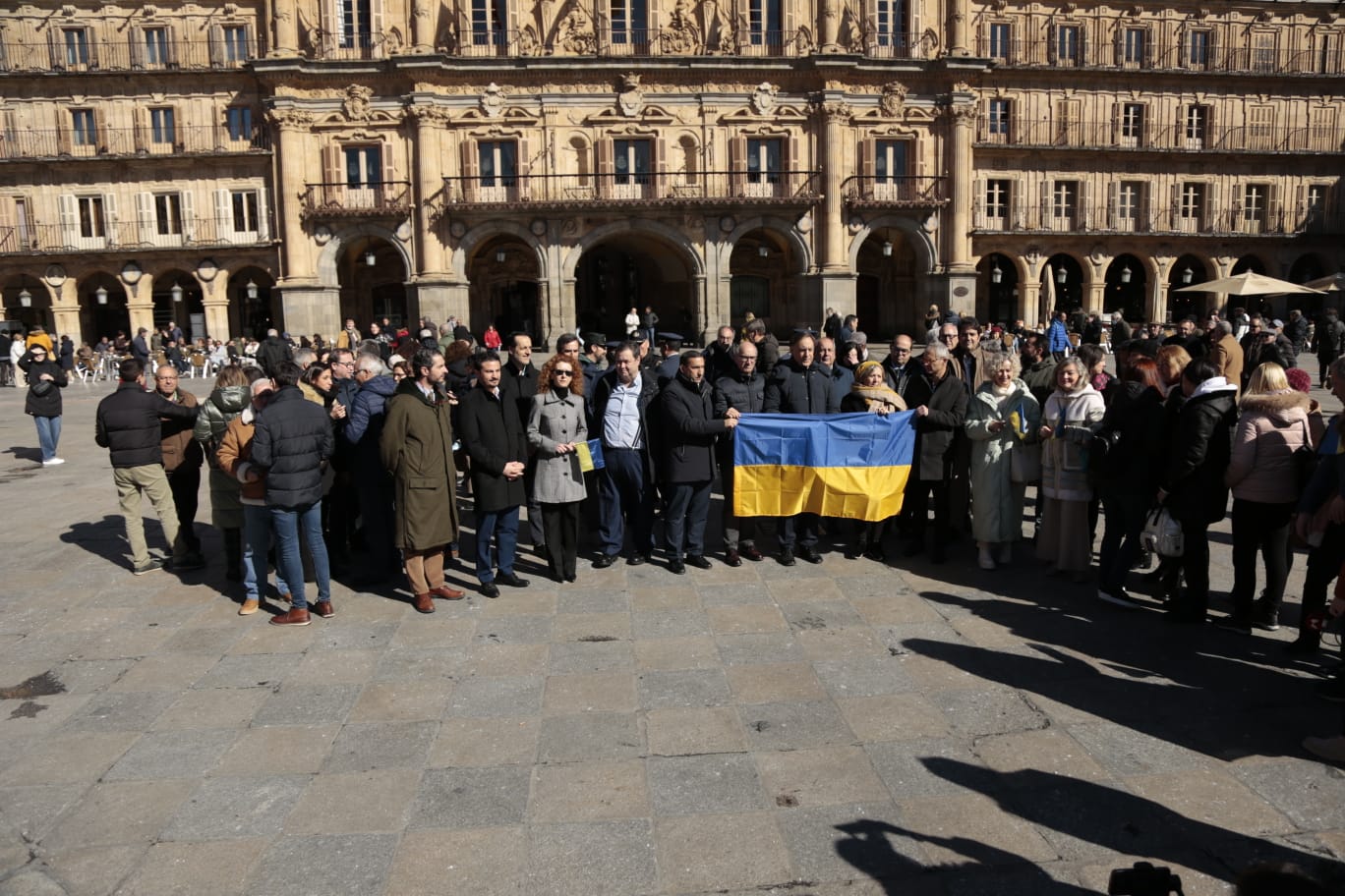 Fotos: Salamanca homenajea a las víctimas que huyen de la guerra en Ucrania