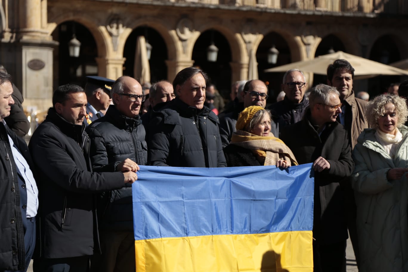 Fotos: Salamanca homenajea a las víctimas que huyen de la guerra en Ucrania