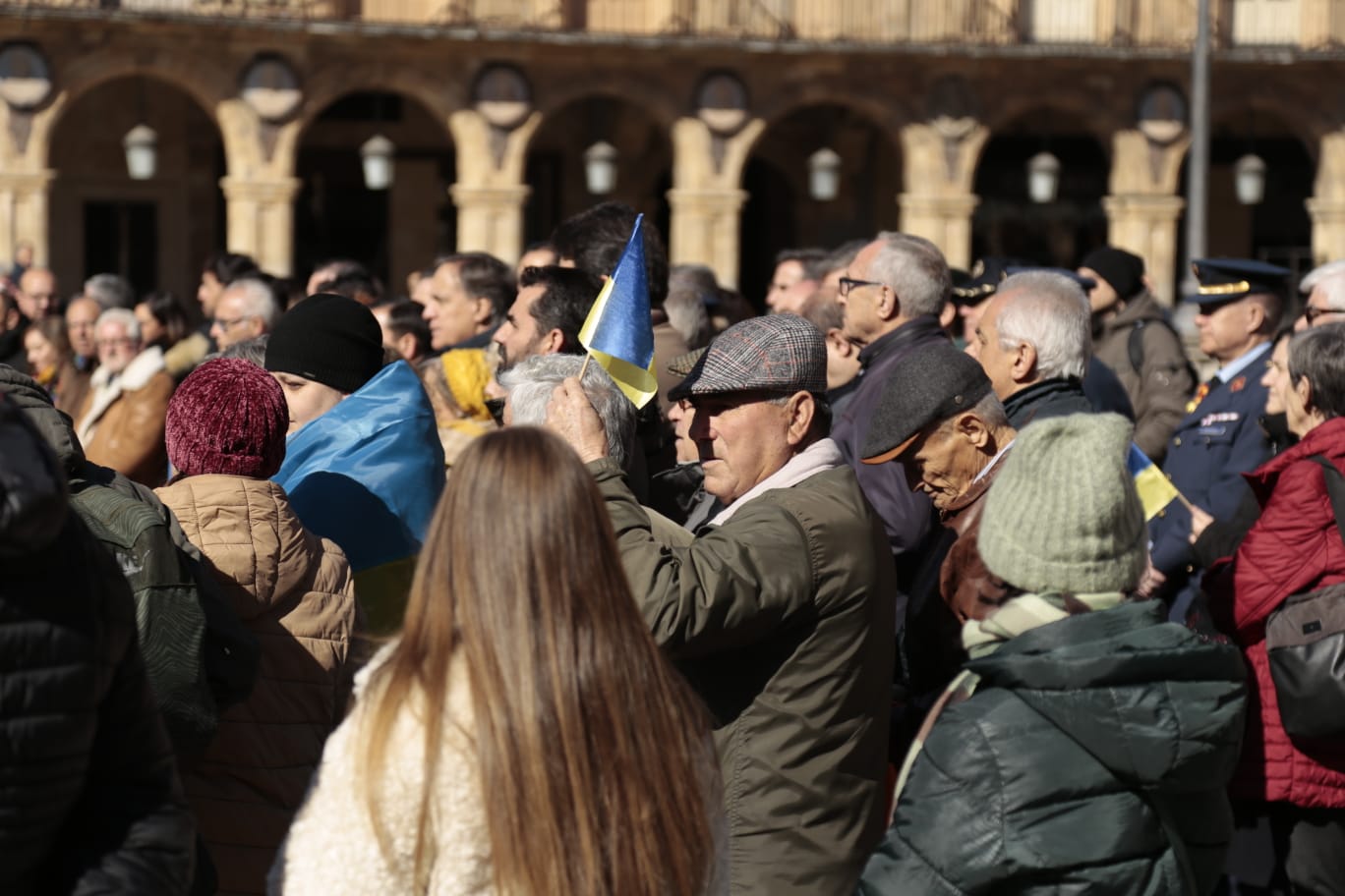 Fotos: Salamanca homenajea a las víctimas que huyen de la guerra en Ucrania