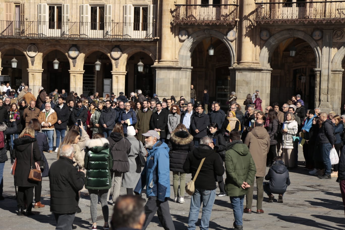 Fotos: Salamanca homenajea a las víctimas que huyen de la guerra en Ucrania