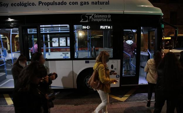 Un viaje en el bus nocturno de Salamanca.