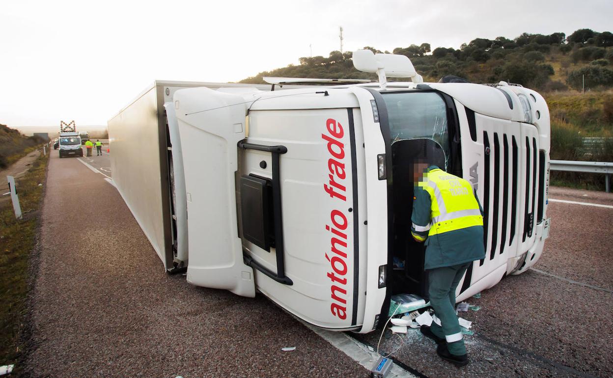 La Ambulancia en las inmediaciones del hospital de Salamanca. 