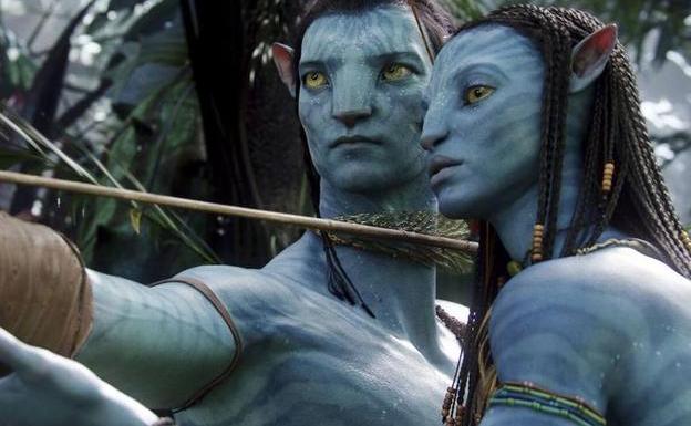 Jack Sully y Neytiri, en 'Avatar'.