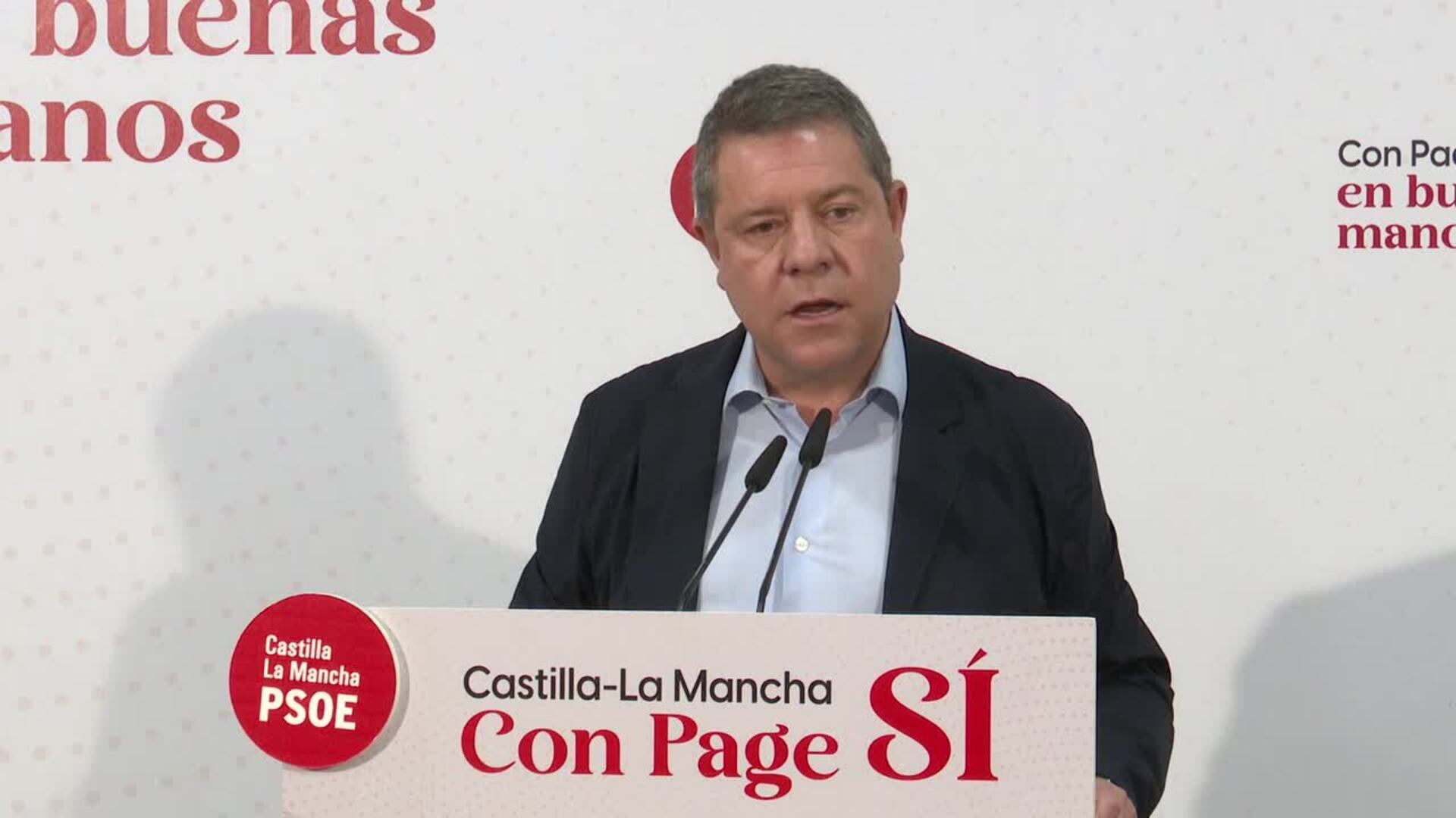 Page apremia a dirigentes de Vox C-LM a pronunciarse tras palabras de Abascal sobre trasvase