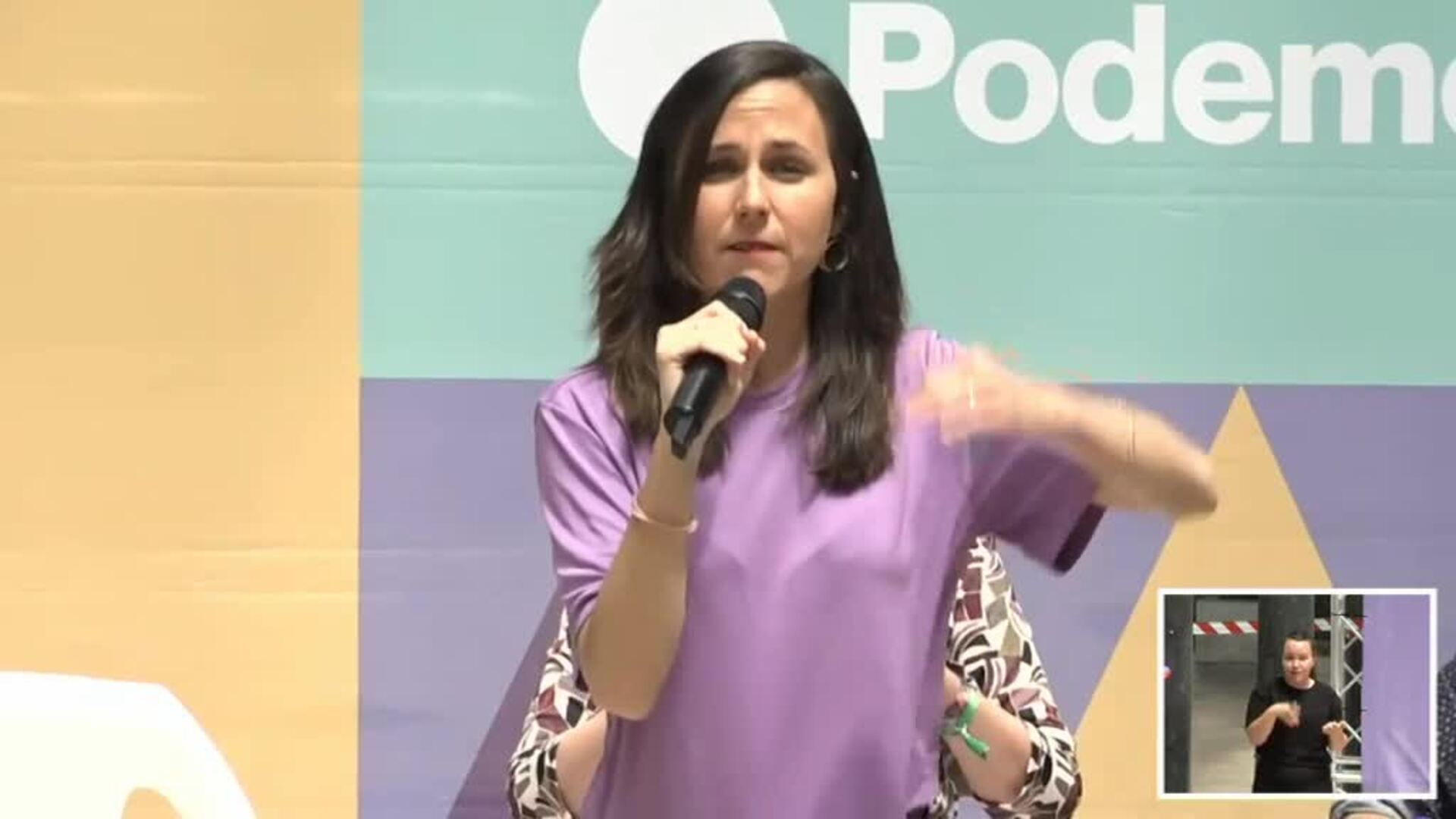 Belarra defiende a Podemos como "única alternativa posible" a las "prácticas corruptas del bipartidismo"