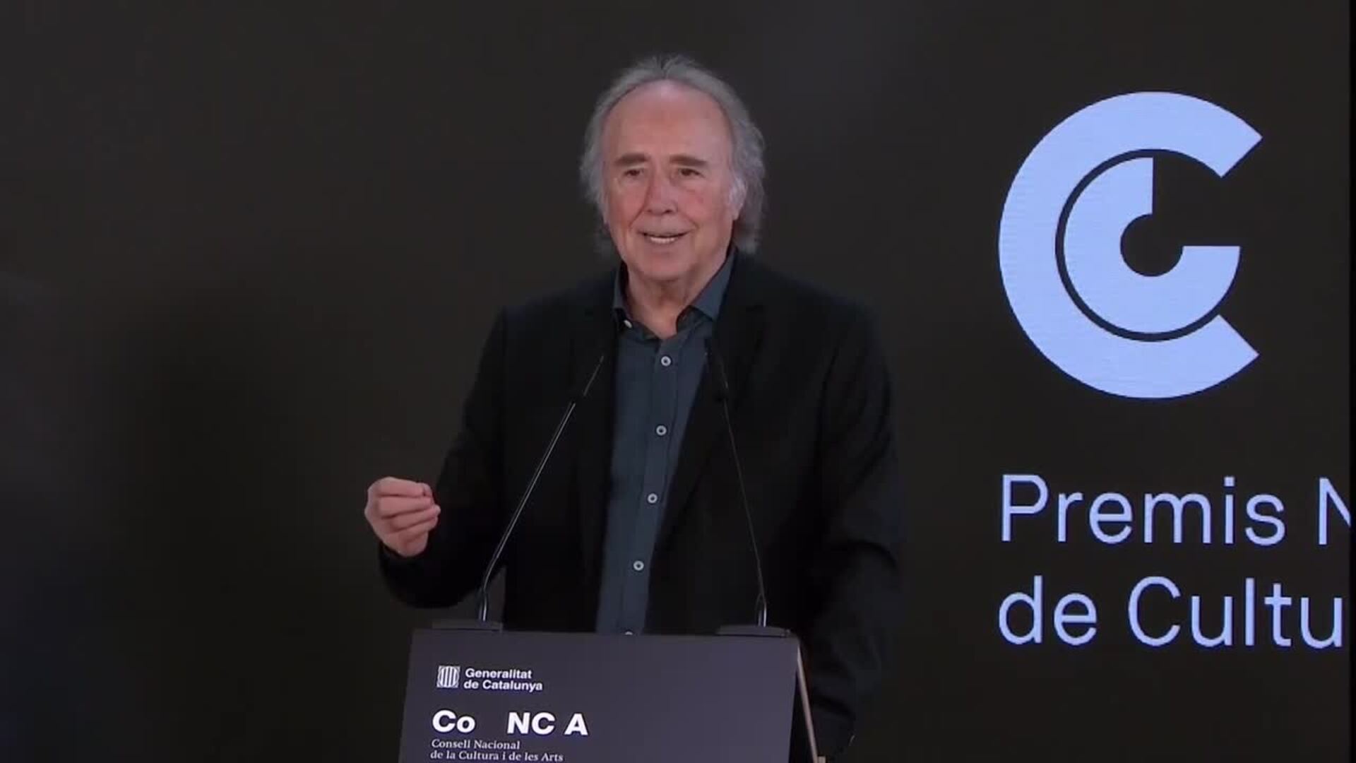 Serrat, Premio Nacional de Cultura de la Generalitat 2023: "Es un día muy emocionante"