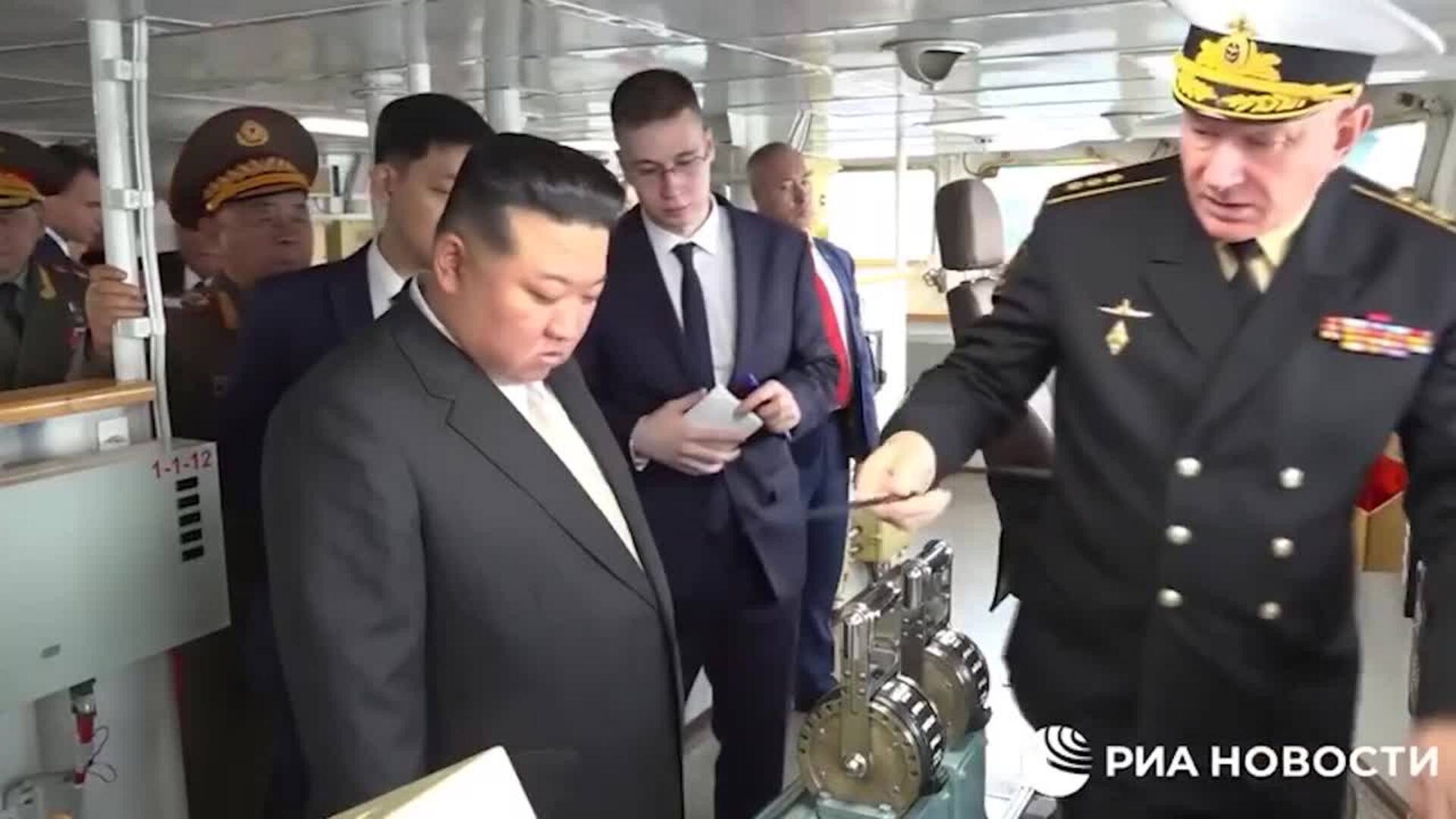 Kim Jong Un, "profundamente impresionado" con la tecnología aeroespacial y la aviación rusas